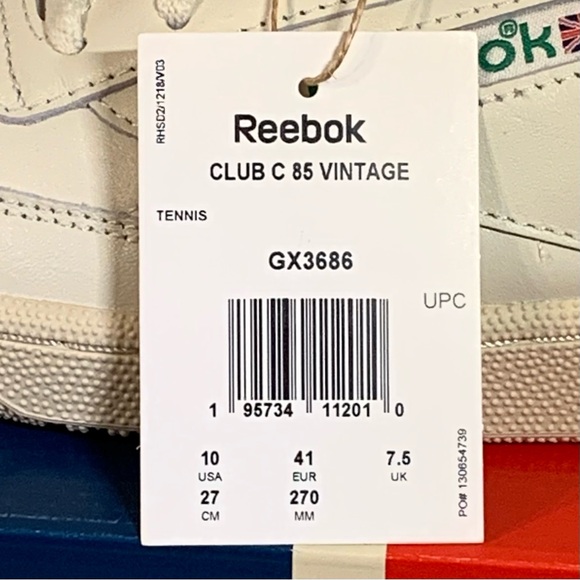 ⚪[BRAND NEW] REEBOK CLUB C 85 VINTAGE CHALK GREEN WOMENS SHOES SIZE 10 SNEAKERS⚪ - Picture 10 of 12